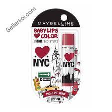 Maybelline Baby Lips Color 16 Hr Moisture SPF 20 Lip Balm Highline Wine (4gm)